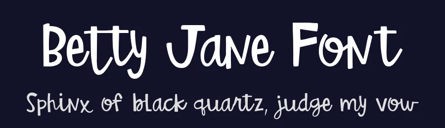 Betty Jane Font by Groovyjournal — Script Handwritten Font — thumbnail 2
