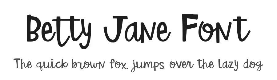 Betty Jane Font by Groovyjournal — Script Handwritten Font
