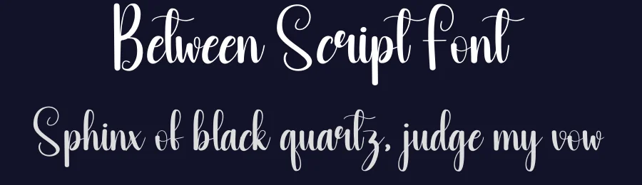 Between Script Font by andikastudio — Script Handwritten Font — thumbnail 2