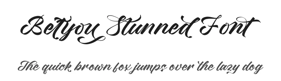 Betyou Stunned Font by letterenastudios — Script Handwritten Font