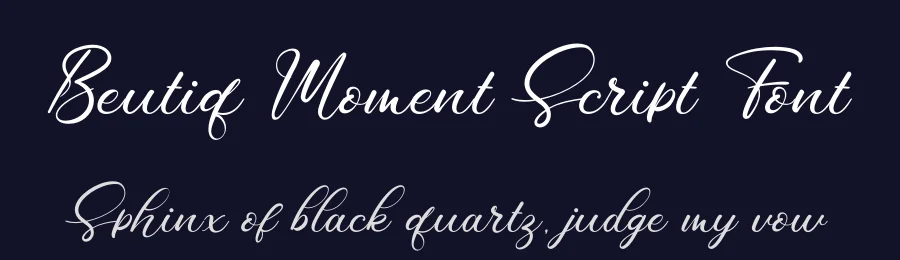 Beutiq Moment Script Font by joko setiono — Script Handwritten Font — thumbnail 2