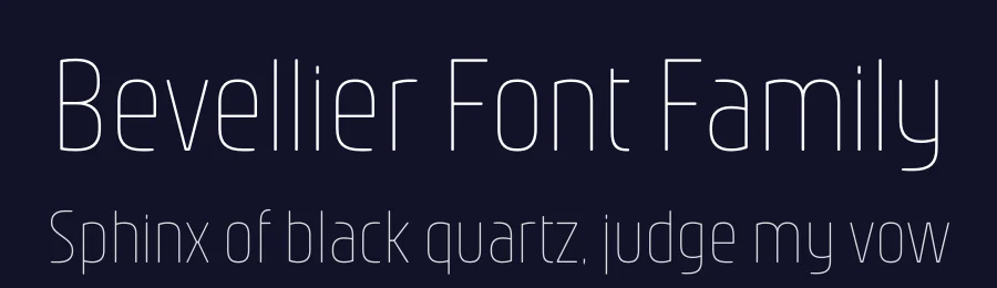 Bevellier Font Family by Indian Type Foundry — Sans Serif Font — thumbnail 2