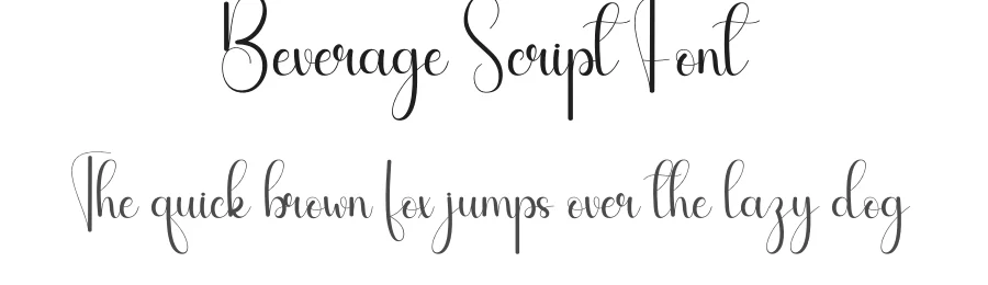 Beverage Script Font by andikastudio — Script Handwritten Font