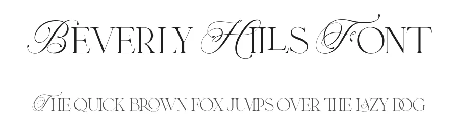 Beverly Hills Font by Krismagraph — Serif Font