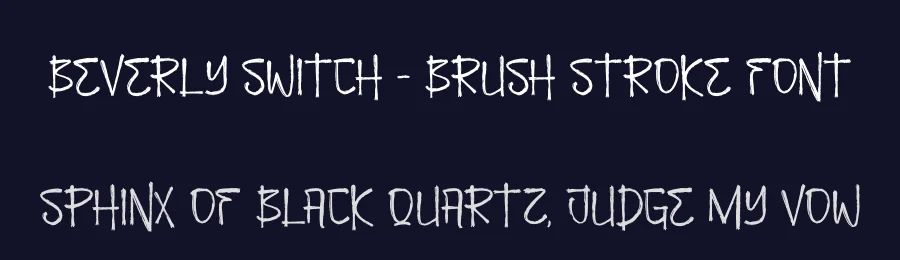 Beverly Switch – Brush Stroke Font by perspectype — Script Handwritten Font — thumbnail 2