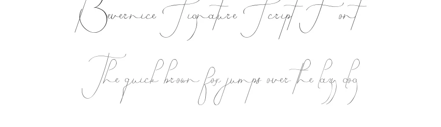 Bevernice Signature Script Font by edricstudio — Script Handwritten Font