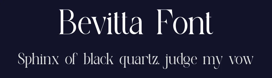 Bevitta Font by ErmediaStudio — Serif Font — thumbnail 2