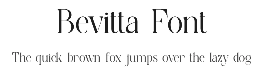 Bevitta Font by ErmediaStudio — Serif Font