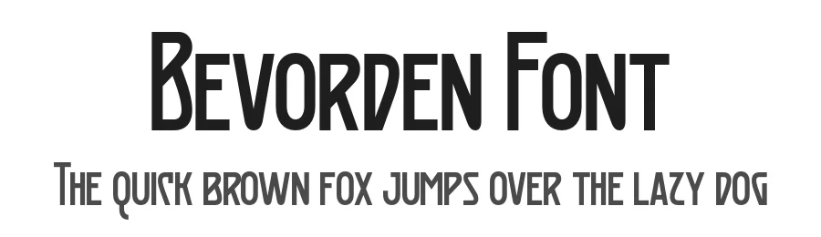 Bevorden Font by burntilldead — Sans Serif Font