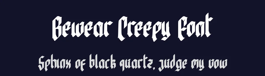 Bewear Creepy Font by typotopia — Display Font — thumbnail 2
