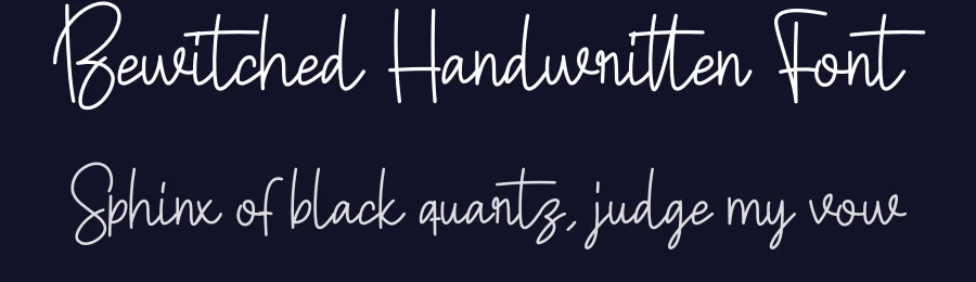 Bewitched Handwritten Font by creativeletter — Script Handwritten Font — thumbnail 2