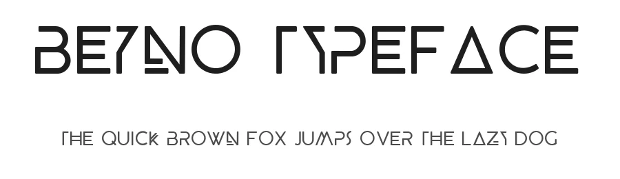 BEYNO Typeface by Fabian Korn — Display Font