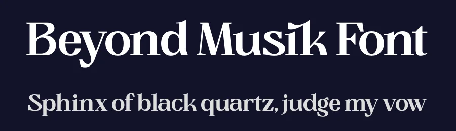 Beyond Musik Font by timelesstype.co — Serif Font — thumbnail 2