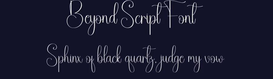 Beyond Script Font by andikastudio — Script Handwritten Font — thumbnail 2