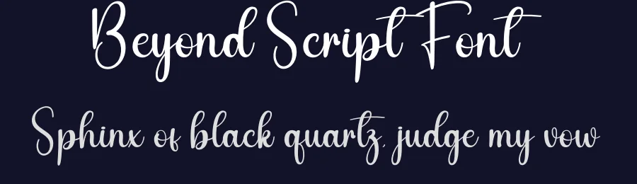 Beyond Script Font by andikastudio — Script Handwritten Font — thumbnail 2