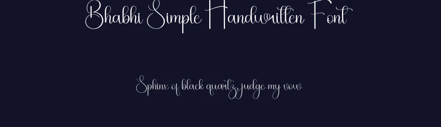 Bhabhi Simple Handwritten Font by freshtypeink — Script Handwritten Font — thumbnail 2