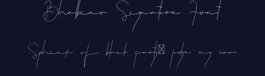 Bhalbino Signature Font by edricstudio — Script Handwritten Font — thumbnail 2