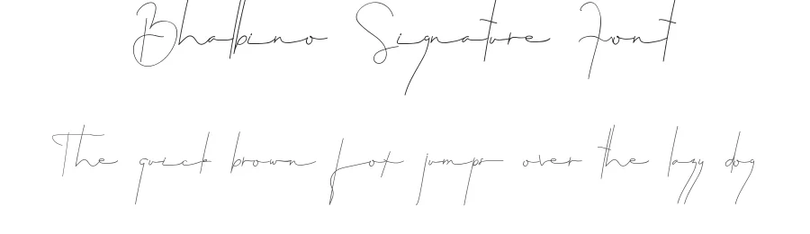 Bhalbino Signature Font by edricstudio — Script Handwritten Font