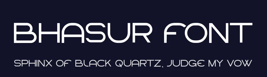 Bhasur Font by hayoyuka8 — Display Font — thumbnail 2