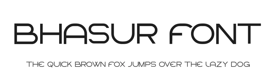 Bhasur Font by hayoyuka8 — Display Font