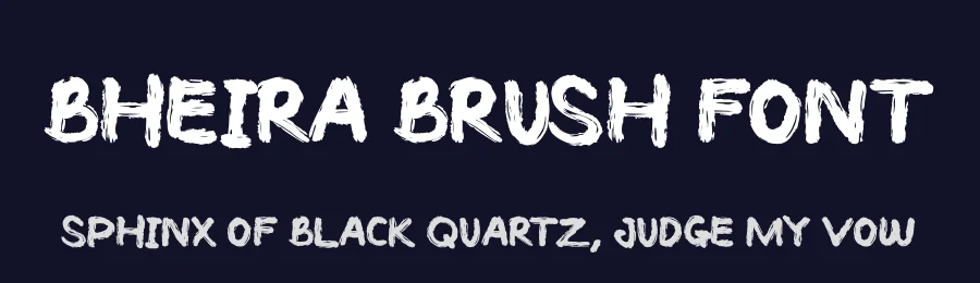 Bheira Brush Font by brithostype — Script Handwritten Font — thumbnail 2