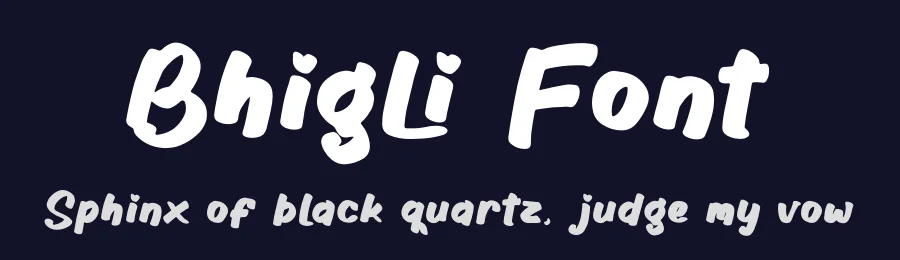 Bhigli Font by glorytype — Display Font — thumbnail 2