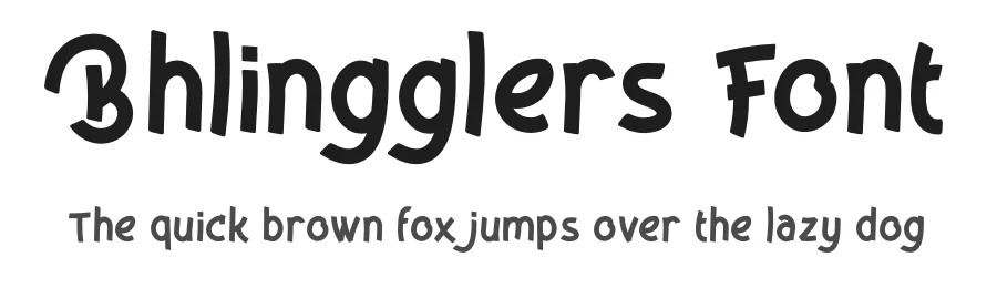 Bhlingglers Font by Storytype — Display Font