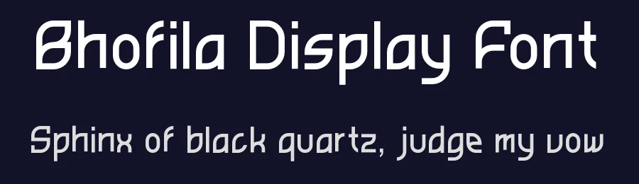 Bhofila Display Font by makasimasestudio — Display Font — thumbnail 2