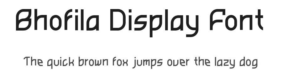 Bhofila Display Font by makasimasestudio — Display Font