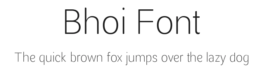 Bhoi Font by Icreatype — Display Font