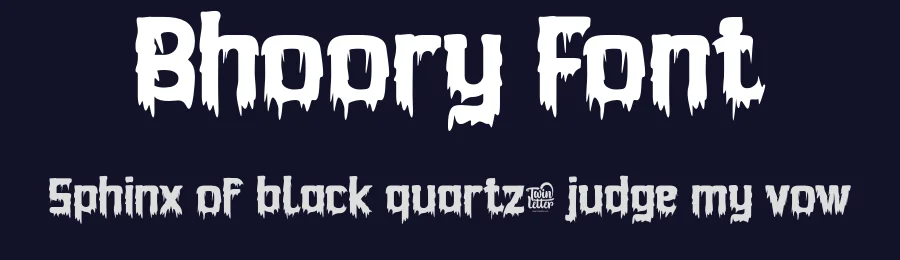 Bhoory Font by twinletter — Display Font — thumbnail 2
