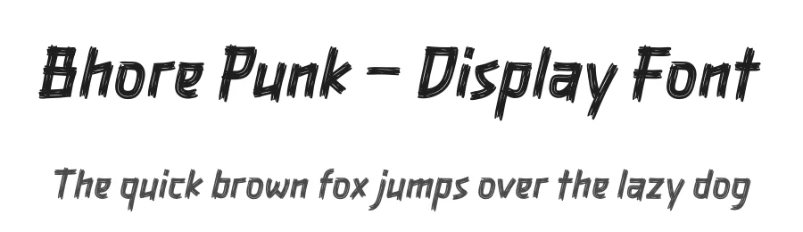 Bhore Punk – Display Font by productype — Decorative Font