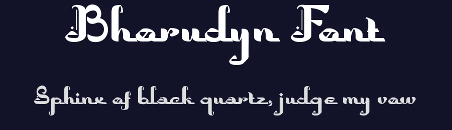Bhorudyn Font by Type Class Heroes — Decorative Font — thumbnail 2