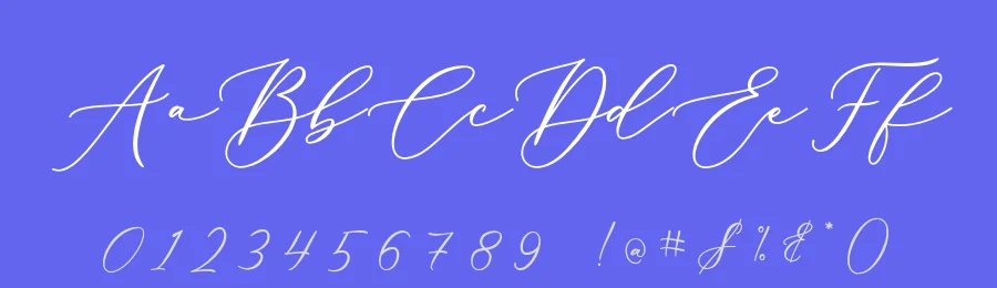 Biancha Script Font by sizimon — Script Handwritten Font — thumbnail 3