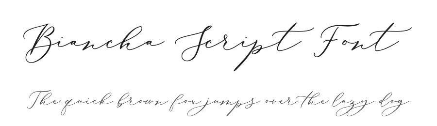 Biancha Script Font by sizimon — Script Handwritten Font