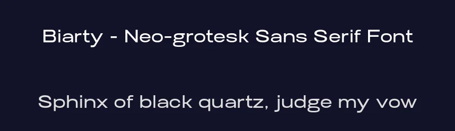 Biarty – Neo-grotesk Sans Serif Font by Nollevs — Decorative Font — thumbnail 2