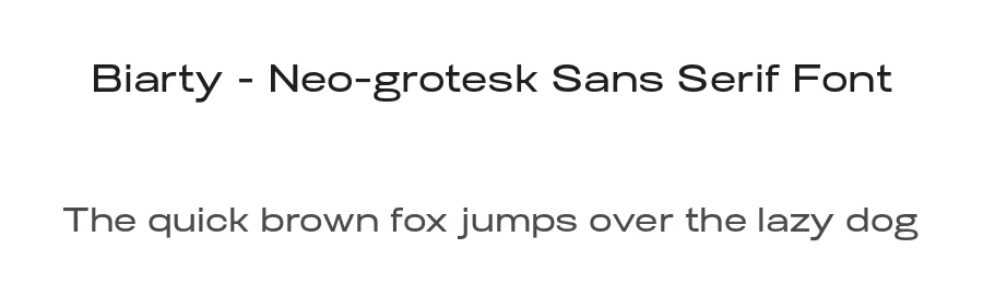 Biarty – Neo-grotesk Sans Serif Font by Nollevs — Decorative Font