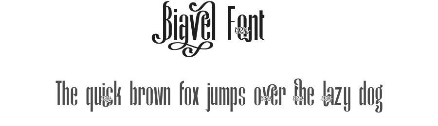 Biavel Font by NDNL Studio — Sans Serif Font