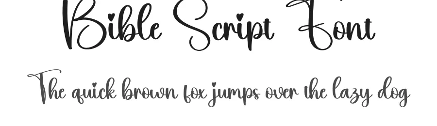 Bible Script Font by creativeletter — Script Handwritten Font