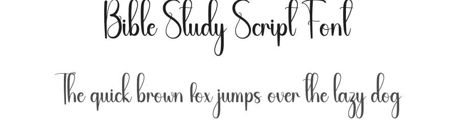 Bible Study Script Font by andikastudio — Script Handwritten Font
