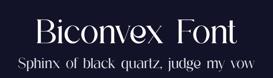 Biconvex Font by UICreative — Serif Font — thumbnail 2