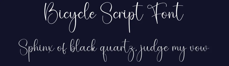 Bicycle Script Font by Kecimpring — Script Handwritten Font — thumbnail 2