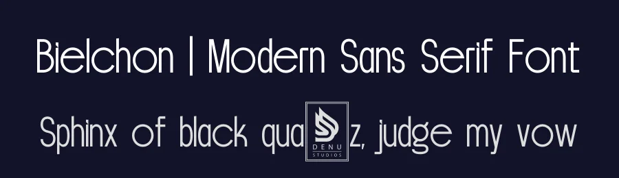 Bielchon | Modern Sans Serif Font by Denustudios — Sans Serif Font — thumbnail 2