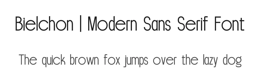 Bielchon | Modern Sans Serif Font by Denustudios — Sans Serif Font