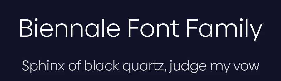 Biennale Font Family by Latinotype — Sans Serif Font — thumbnail 2