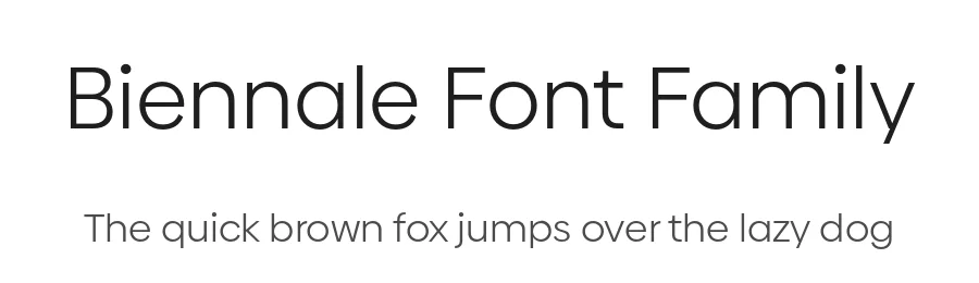 Biennale Font Family by Latinotype — Sans Serif Font