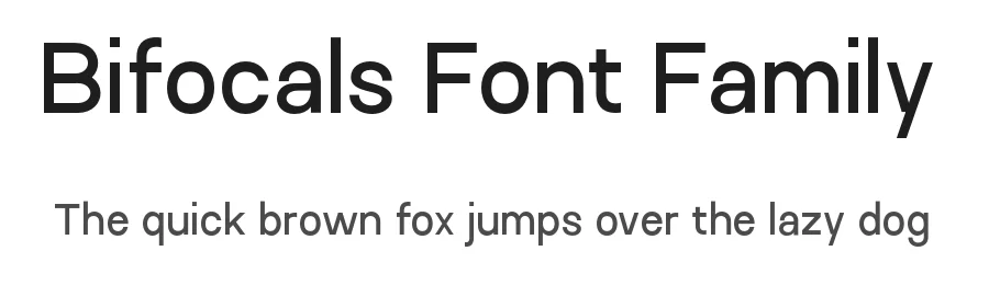 Bifocals Font Family by habib otang — Sans Serif Font