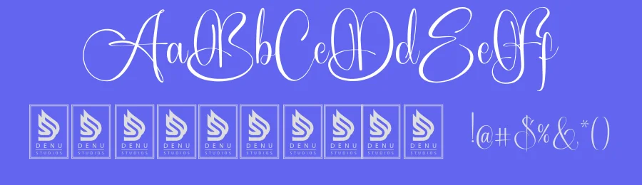 Biframes | Beauty Calligraphy Script Font by Denustudios — Script Handwritten Font — thumbnail 3