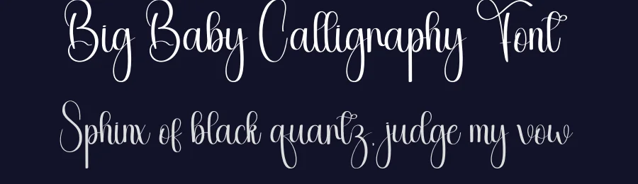 Big Baby Calligraphy Font by andikastudio — Script Handwritten Font — thumbnail 2
