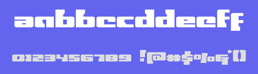 Big Blue Bug Display Font by Iconian Fonts — Display Font — thumbnail 3